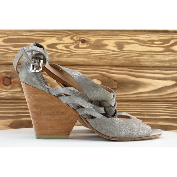 Bella Sz 7.5 M Brown‎ Ankle Strap Leather Women Sandals - Picture 4 of 8